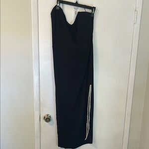 Fashion Nova Black Strapless Dress